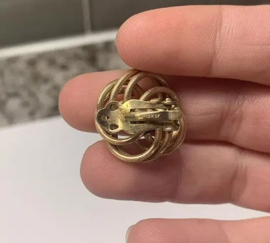 GF Binder Brothers Signed BB Vintage Costume Earrings Clip On 1-20 12K