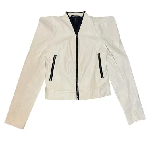 TOV Los Angeles Faux Leather Jacket
Size: 38 (fits like a US Small/Medium) Tan