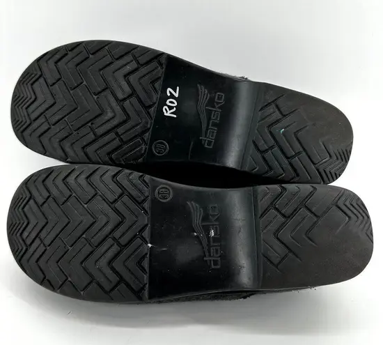 Dansko Professional Vegan Clog Slip On Round Toe Comfort Dark Gray EU 38 US 7.5