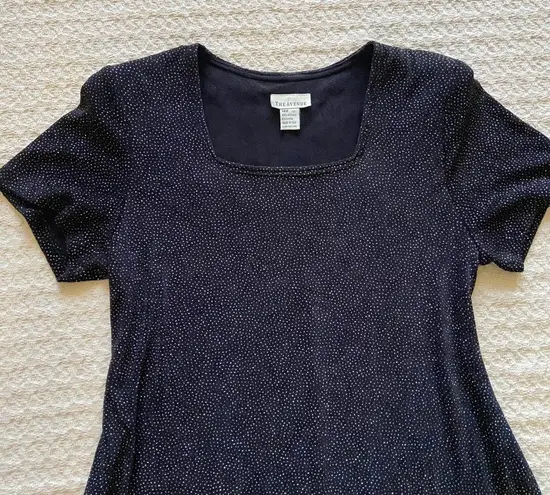 The Avenue Women's Size 14W Black Sparkle Dress Shoulder Pads