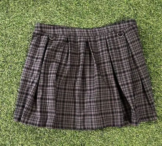 Hot Topic  Size 2X Plaid Pleated Mini Skirt