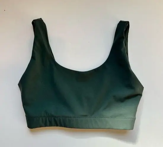 Everlane  The Perform Bra in Dark Green Size X-Small NWOT