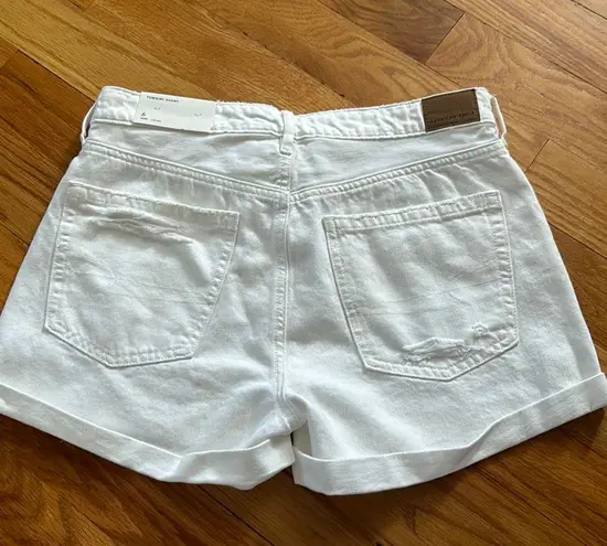 American Eagle Outfitters Denim White Shorts