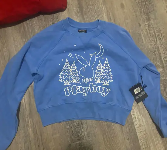 PacSun Playboy Cropped Sweatshirt