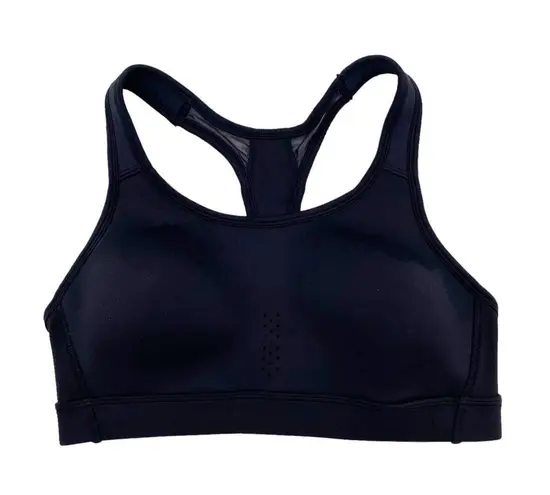 Avia Women’s Racerback High Impact Vented Mesh Sports Bra Black Size Medium