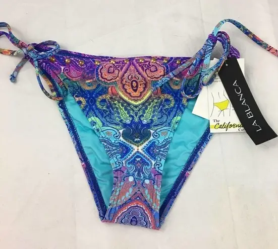 La Blanca Boho Tie Bikini Bottoms Size Large