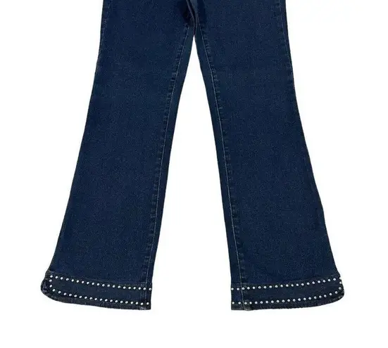 NYDJ NEW Barbara Bootcut Ankle Stud Hem Hearst Wash Jeans Size 00