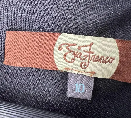 Eva Franco Plaid Inlay A Line Sleeveless Dress Size 10 New