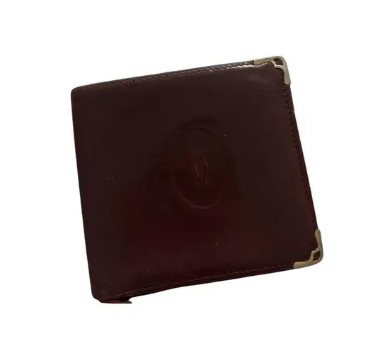 Cartier Vintage Men’s Leather BiFold Wallet
