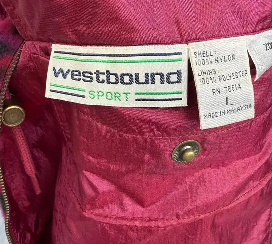 Westbound Sport Reversible Jacket Large Aztec Southwest Vintage 80's Long Coat