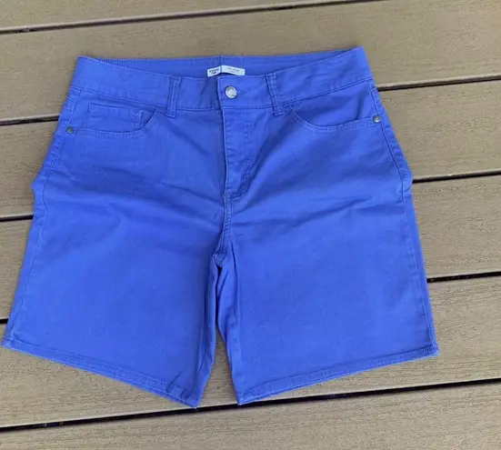 Riders By Lee Denim Shorts Bright Blue Riders Lee Bermuda Mid Rise Short Womens 12