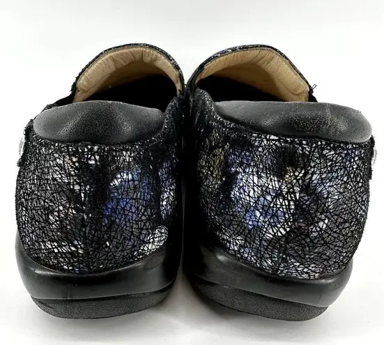 Alegria Keli PRO Shoes Leather Memory Foam Slip Resistant Quarry Crackle 10.5