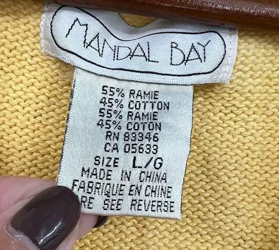 VINTAGE Yellow Shop Til You Drop Vest Embroidered Applique Purses size large