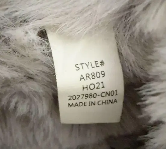 J. CREW | Gray Silver Slippers Moccasin Style Faux