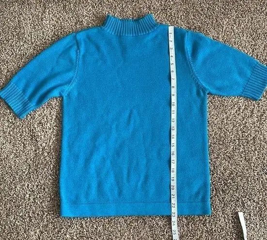 Westbound short sleeve mock neck sweater sz small