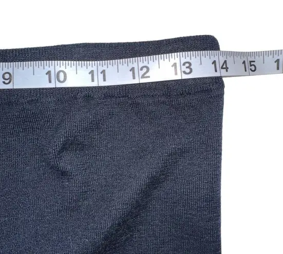 Brochu Walker Merino Wool Blend Pull On Navy Midi Skirt MEDIUM