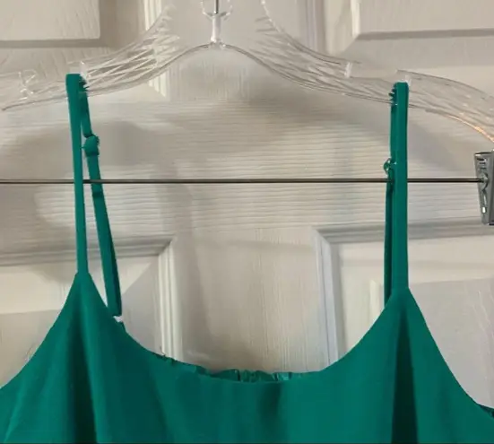 COCOLOVE Teal Scoop Neck Sleeveless Dress Small