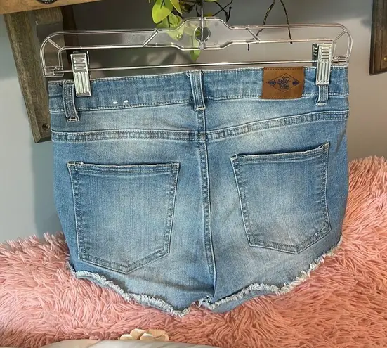 Wild Blue  Denim Jean Shorts Womens 3