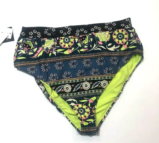 Raisin's Mallorca Printed High-Waist Swim Bottom