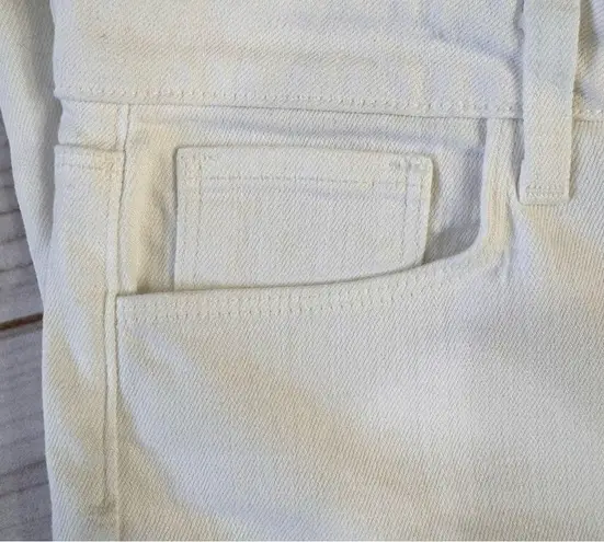 L'Agence NEW L’Agence Nadia High Rise Cropped Straight Blanc White Capri Jeans Size 27/2