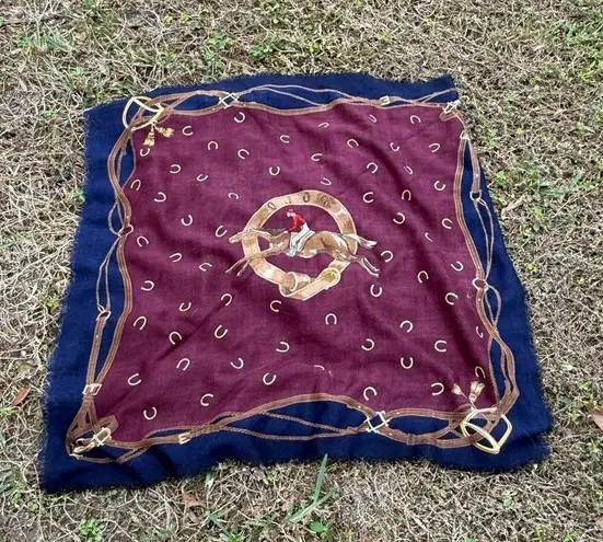 Polo Ralph Lauren Lambswool Equestrian Logo Scarf