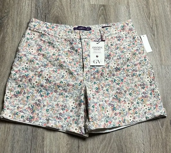 Gloria Vanderbilt Amanda Classic Rise Flex Denim Short w/Built In Slimming Panel