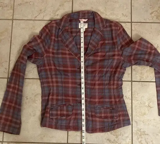 American Eagle Y2K Plaid  Blazer