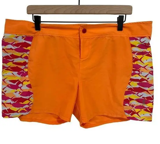 Guy Harvey Orange & Pink Swim Shorts Size XL