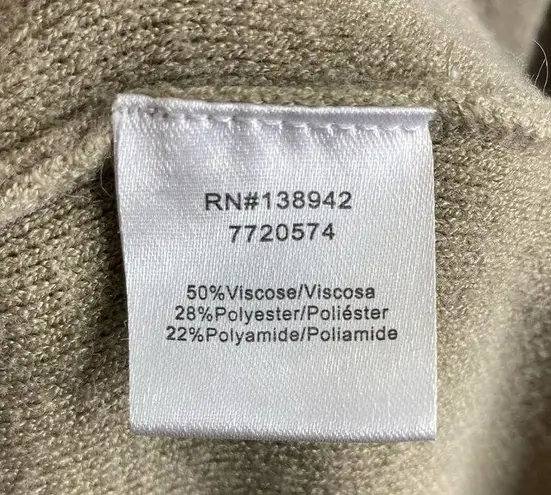 Twelve Love Womens size Small Long Line Open Cardigan Tan Beige Vanilla Girl