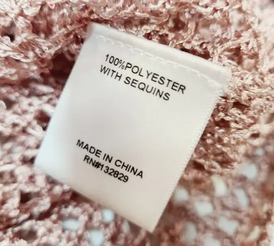 H:ours Emma Sequin Mini Dress in Mauve XS