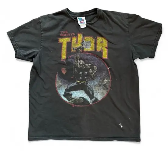 JUNK FOOD FOREVER “The Mighty Thor” unisex tee shirt, size M Black Size M