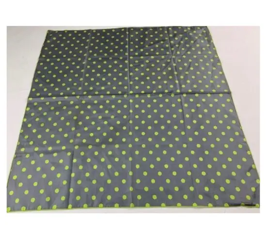 Women’s Vintage Ray Strauss Silk Gray Green Polka Dot Scarf shawl Women's