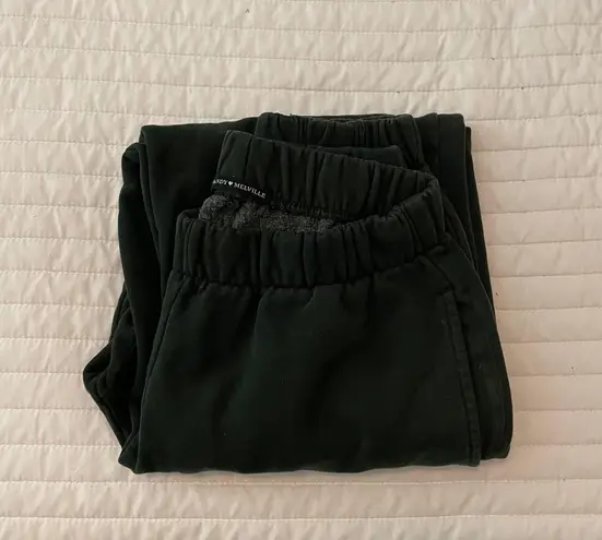 Brandy Melville Green Rosa Sweatpants