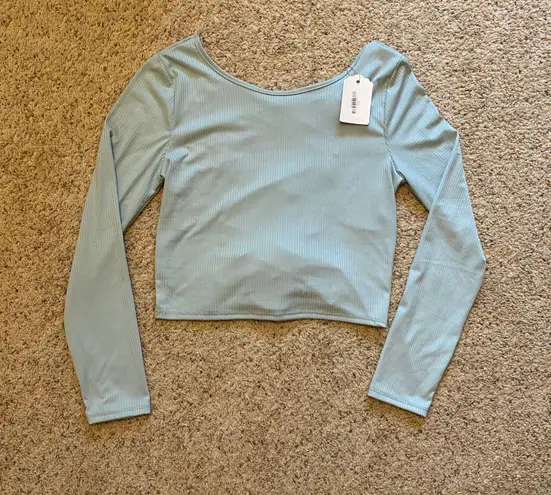 Lime Lush ‼️ x BiBi Open Criss Cross Back Ribbed Knit Top‼️