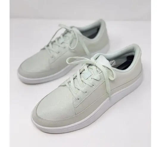 Allbirds Womens Shoes Green Leather Plant Pacer Sneaker Blizzard Sole US 10