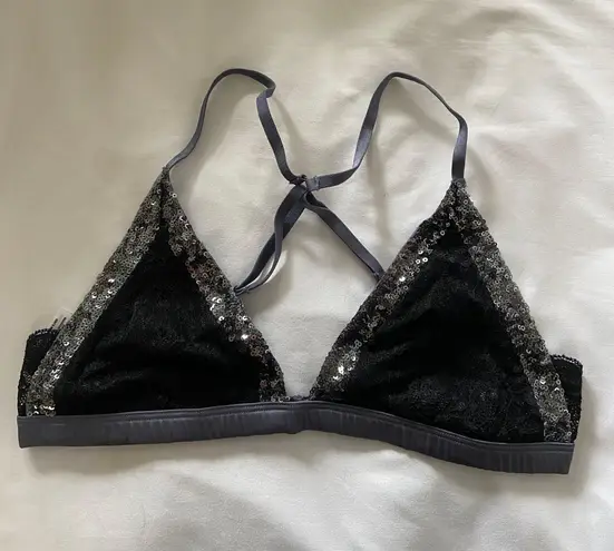 Free People Lace And Sequin Bralette