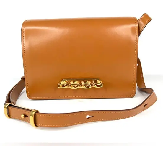 Alexander McQueen Four Ring Clutch Detachable Knuckle Ring Strap Shoulder Bag