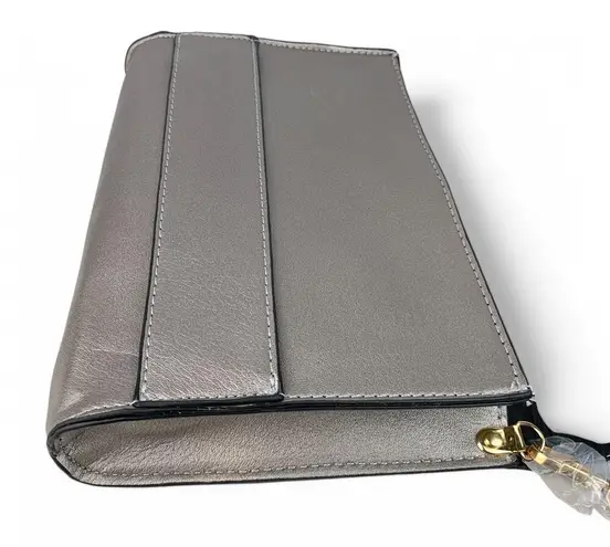 Summer & Rose Celine Purse Crossbody Steel Metallic Handbag Clutch