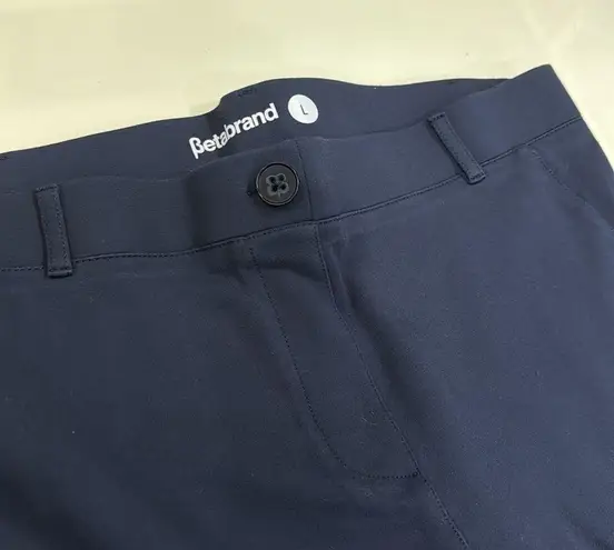 Betabrand  size Large navy bootcut work pants. EUC