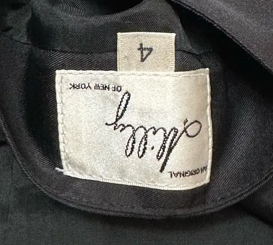 Milly of New York Green Black Geometric Print Silk Scarf Skirt Vibe Women Sz 4