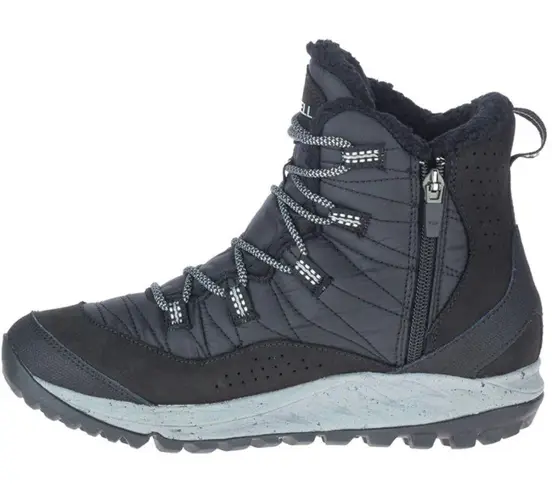 Merrell Antora Women's Thermal Waterproof Sneaker Boots in Black Size 7 $140