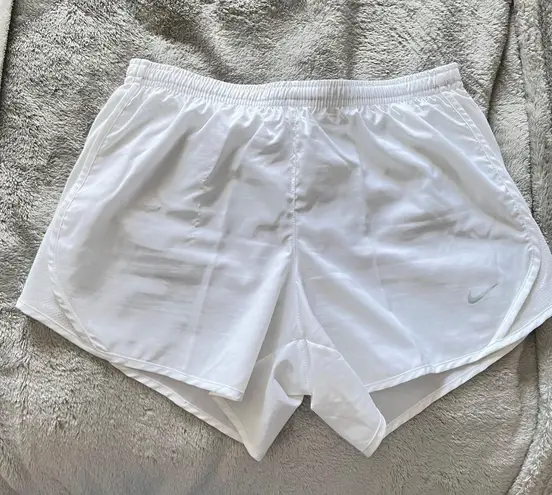 Nike NWOT  White Dri-Fit Running Shorts