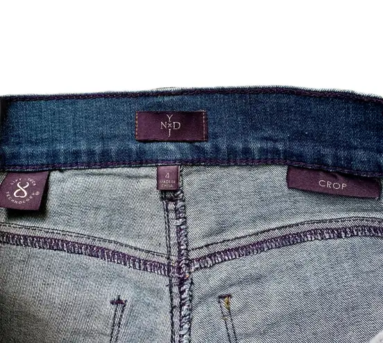 NYDJ Ariel Cropped Embellished Jeans