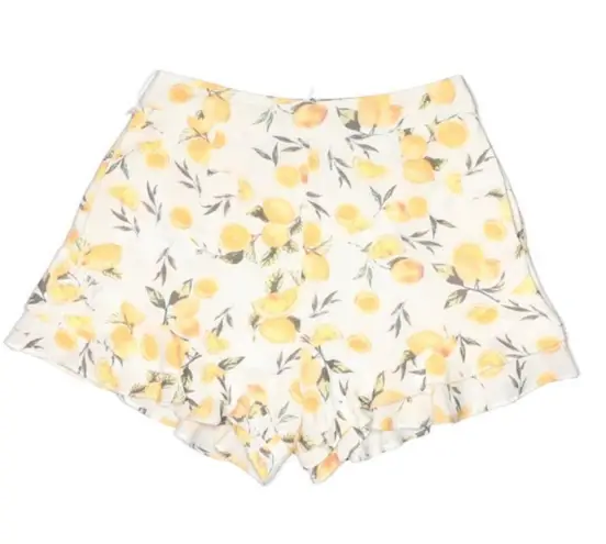 L'ATISTE Ruffle Lemon Print Two Piece Set