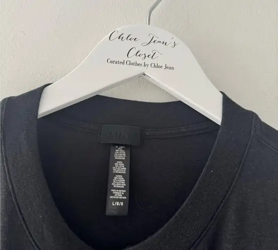 SKIMS Black Boyfriend Tee L