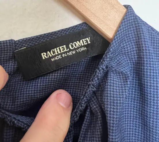 Rachel Comey - Kava Dress Navy Crewneck Dress Curved Hem Career Professional Work