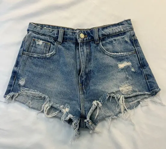 Trafaluc by Zara Denim Shorts, Size: ? 0 ( I think 🤷🏻♀️) Blue