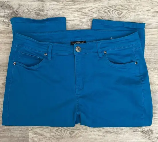 Lane Bryant Aqua Blue Capri Jeans Size 16