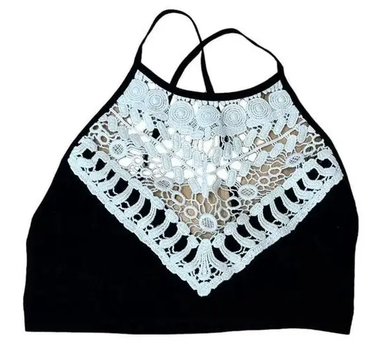 NWT Jane & Jean Boutique Crochet Lace Bralette Crop Top