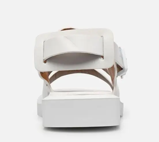 NIB Robert Clergerie Ramona Fusherman Sandal in White Size 8